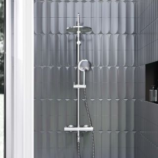 Душевая стойка Damixa Jupiter 977810000 с термостатом Хром